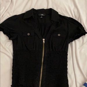 Gathered blouse